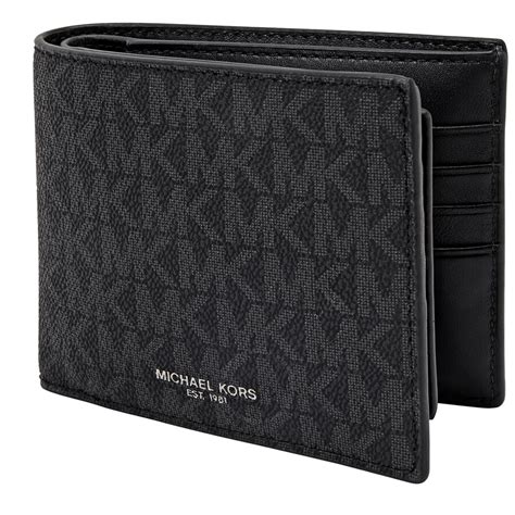 michael kors star print wallet|Michael Kors card wallet men's.